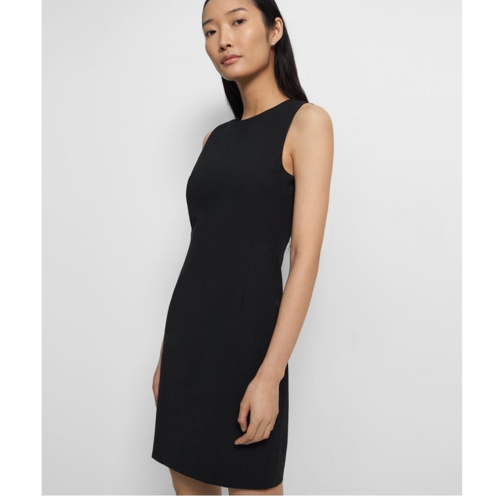 Theory Sleeveless Fitted Dress in Good Wool Size 6